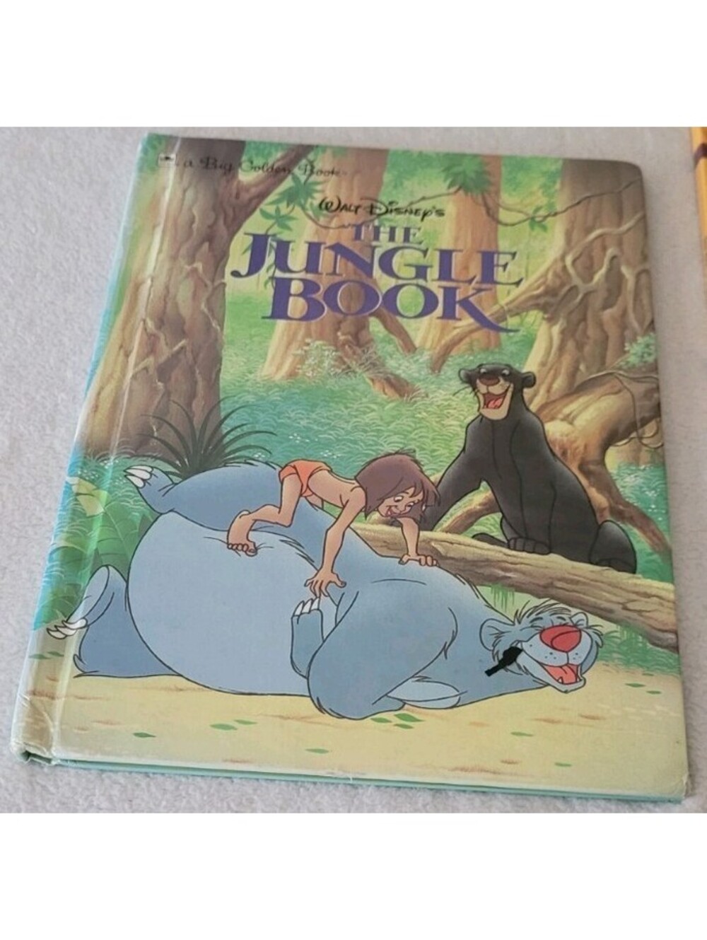 Disney The Jungle Book Hardcover Book 1986 ISBN 0-453-03008-4